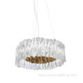 Home artistic decoration folds acrylic pendant light